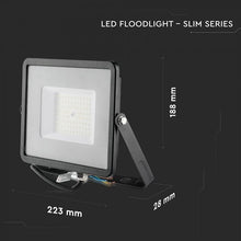 Carica l'immagine nel visualizzatore di Gallery, V-TAC FARO LED SMD 50W HIGH LUMENS ULTRASOTTILE CHIP SAMSUNG DA ESTERNO