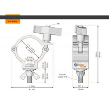 Carica l'immagine nel visualizzatore di Gallery, Global Truss 812Easy Half Coupler