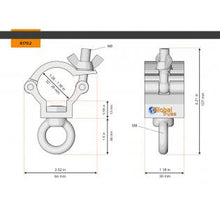 Carica l'immagine nel visualizzatore di Gallery, Global Truss 81702 Half Coupler Small Eye