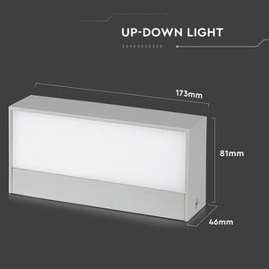 V-TAC LAMPADA LED DA MURO 9W WALL LIGHT DOPPIA UP&DOWN