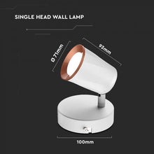 Cargar imagen en el visor de la galería, V-TAC LAMPADA DA MURO WALL LIGHT LED 6W