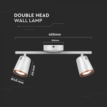 Cargar imagen en el visor de la galería, V-TAC  LAMPADA DA MURO WALL LIGHT LED 12W