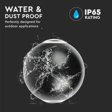 Carica l'immagine nel visualizzatore di Gallery, V-TAC LAMPADA DA MURO WALL LIGHT LED 6W FORMA SFERICA COLORE NERO IP65