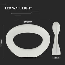 Carica l'immagine nel visualizzatore di Gallery, V-TAC LAMPADA DA MURO WALL LIGHT LED 10W FORMA ARROTONDATA