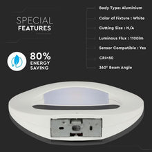 Carica l'immagine nel visualizzatore di Gallery, V-TAC LAMPADA DA MURO WALL LIGHT LED 10W FORMA ARROTONDATA