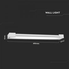 Cargar imagen en el visor de la galería, V-TAC LAMPADA LED 18W DA MURO CON FONTE LUMINOSA RUOTABILE DI 360° COLORE BIANCO IP44