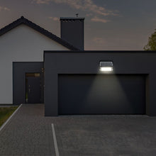 Carica l'immagine nel visualizzatore di Gallery, V-TAC LAMPADA DA MURO LED 10W CON PANNELLO SOLARE E SENSORE COLORE NERO