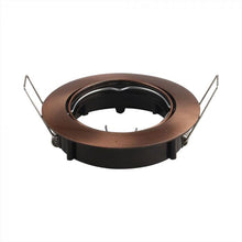 Cargar imagen en el visor de la galería, V-TAC PORTAFARETTO ORIENTABILE DA INCASSO PER LAMPADINE GU10 E GU5.3