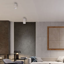 Carica l'immagine nel visualizzatore di Gallery, V-TAC VT-882 SUPPORTO PORTAFARETTO FISSO DA SOFFITTO PER LAMPADINE GU10 E GU5.3