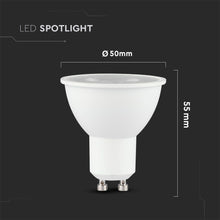 Cargar imagen en el visor de la galería, V-TAC LAMPADINA LED GU10 8W FARETTO SPOTLIGHT CHIP SAMSUNG 38°