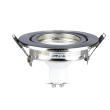 Cargar imagen en el visor de la galería, V-TAC SUPER SAVER PACK CONFEZIONE 3 FARETTI LED GU10 5W CON PORTAFARETTI ORIENTABILI