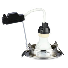 Cargar imagen en el visor de la galería, V-TAC SUPER SAVER PACK CONFEZIONE 3 FARETTI LED GU10 5W CON PORTAFARETTI ORIENTABILI