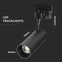 Carica l'immagine nel visualizzatore di Gallery, V-TAC PRO TRACK LIGHT LED COB 18W CRI≥90 COLORE NERO