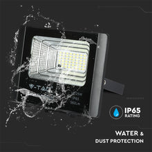 Carica l'immagine nel visualizzatore di Gallery, V-TAC FARO LED 12W A BATTERIA CON PANNELLO SOLARE E TELECOMANDO