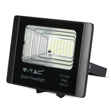 Carica l'immagine nel visualizzatore di Gallery, V-TAC FARO LED 12W A BATTERIA CON PANNELLO SOLARE E TELECOMANDO