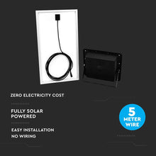 Carica l'immagine nel visualizzatore di Gallery, V-TAC FARO LED 40W A BATTERIA CON PANNELLO SOLARE E TELECOMANDO