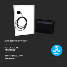 Carica l'immagine nel visualizzatore di Gallery, V-TAC FARO LED 50W A BATTERIA CON PANNELLO SOLARE E TELECOMANDO