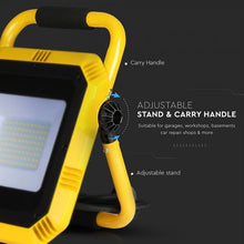 Carica l'immagine nel visualizzatore di Gallery, V-TAC FARO LED SMD 50W PORTATILE CON STAFFA E CAVO DI ALIMENTAZIONE SCHUKO