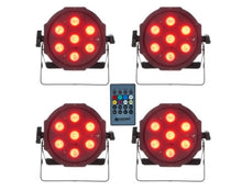 Carica l'immagine nel visualizzatore di Gallery, Cameo Flat PAR TRI 3W Black IR kit