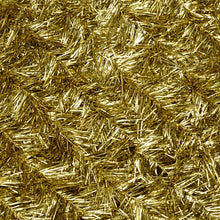 Carica l&#39;immagine nel visualizzatore di Gallery, Carpet di finto pino oro metallico professionale h. 1 x 5m, maglia 5 x 5 cm, uso interno
