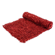 Carica l'immagine nel visualizzatore di Gallery, Carpet di finto pino oro metallico professionale h. 1 x 5m, maglia 5 x 5 cm, uso interno