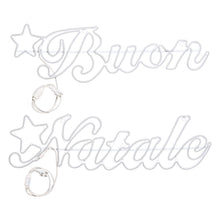 Carica l'immagine nel visualizzatore di Gallery, Scritta "Buon Natale" in tubo effetto neon, 1560 led bianco caldo