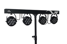 Carica l'immagine nel visualizzatore di Gallery, Sagitter led kit 4 projectors 7X10W LED RGBW/FC Battery