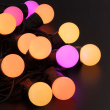 Carica l'immagine nel visualizzatore di Gallery, Catena Party Light, 40 sfere RGB, 20 metri