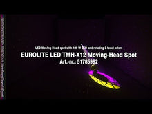 Carica e avvia il video nel visualizzatore di galleria, Eurolite LED TMH-X12 Moving-Head Spot