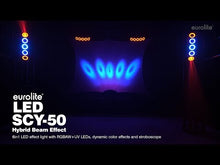 Cargar y reproducir el video en el visor de la galería, Eurolite LED SCY-50 Hybrid