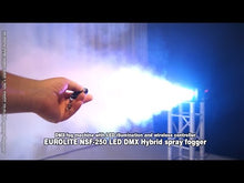 Carica e avvia il video nel visualizzatore di galleria, Eurolite NSF-250 LED Hybrid dmx