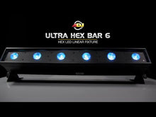 Carica e avvia il video nel visualizzatore di galleria, ADJ Ultra HEX Bar 6
