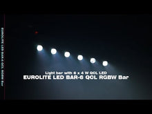 Cargar y reproducir el video en el visor de la galería, Eurolite LED Bar-6 QCL RGBW