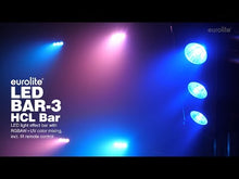 Cargar y reproducir el video en el visor de la galería, Eurolite LED BAR-3 HCL