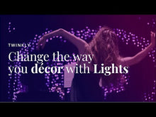 Carica e avvia il video nel visualizzatore di galleria, Catena T RGB + bianco , 20 metri, 250 led trasparente