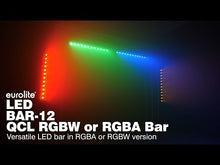 Cargar y reproducir el video en el visor de la galería, Eurolite LED Bar-12 QCL RGBW