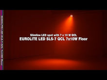 Cargar y reproducir el video en el visor de la galería, Eurolite LED SLS-7 QCL 7x10W Floor