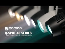 Carica e avvia il video nel visualizzatore di galleria, Cameo Q-Spot 40 WW Black