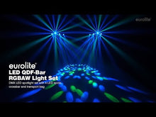 Carica e avvia il video nel visualizzatore di galleria, Eurolite LED QDF-Bar RGBAW Lightset
