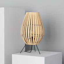 Cargar imagen en el visor de la galería, LAMPADA DA TAVOLO BAMBOO