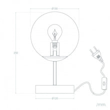 Carica l'immagine nel visualizzatore di Gallery, LAMPADA DA TAVOLO BALL