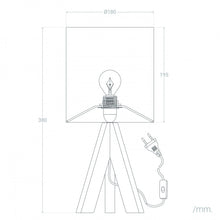 Carica l'immagine nel visualizzatore di Gallery, LAMPADA DA TAVOLO TRIO