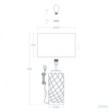 Carica l'immagine nel visualizzatore di Gallery, LAMPADA DA TAVOLO REGAL