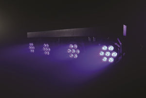 Sagitter led kit 4 projectors 7X10W LED RGBW/FC Battery