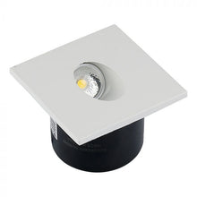 Carica l&#39;immagine nel visualizzatore di Gallery, V-TAC SQ FARETTO SEGNAPASSO LED DA INCASSO QUADRATO 3W COB
