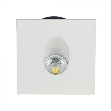 Carica l&#39;immagine nel visualizzatore di Gallery, V-TAC SQ FARETTO SEGNAPASSO LED DA INCASSO QUADRATO 3W COB
