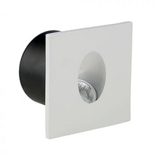 Carica l&#39;immagine nel visualizzatore di Gallery, V-TAC SQ FARETTO SEGNAPASSO LED DA INCASSO QUADRATO 3W COB
