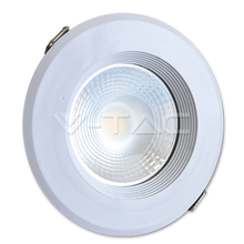 Cargar imagen en el visor de la galería, V-TAC FARETTO LED DA INCASSO ROTONDO 20W COB
