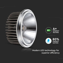 Carica l&#39;immagine nel visualizzatore di Gallery, V-TAC LAMPADINA LED AR111 20W FARETTO DA INCASSO
