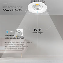 Cargar imagen en el visor de la galería, V-TAC RD FARETTO LED DA INCASSO ROTONDO 10W COB
